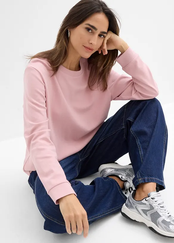 T-shirt manches longues 100% coton, bonprix