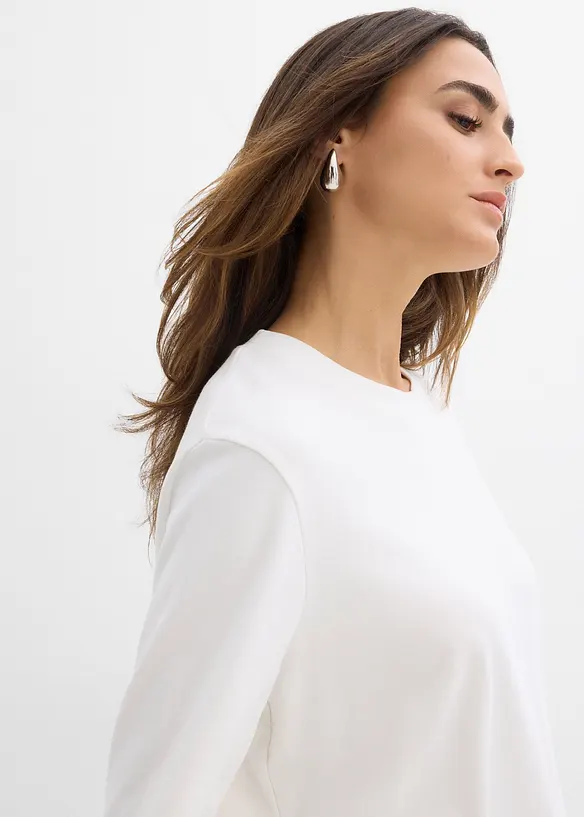 T-shirt manches longues 100% coton, bonprix