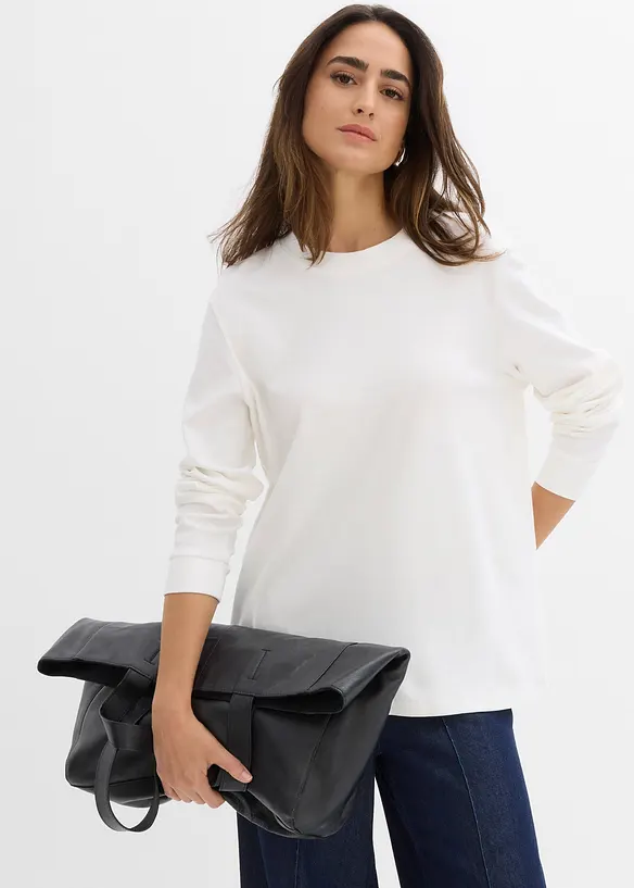 T-shirt manches longues 100% coton, bonprix