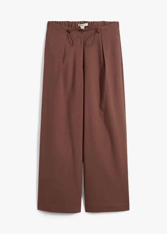 Pantalon en viscose mélangée à détails fonctionnels, bonprix