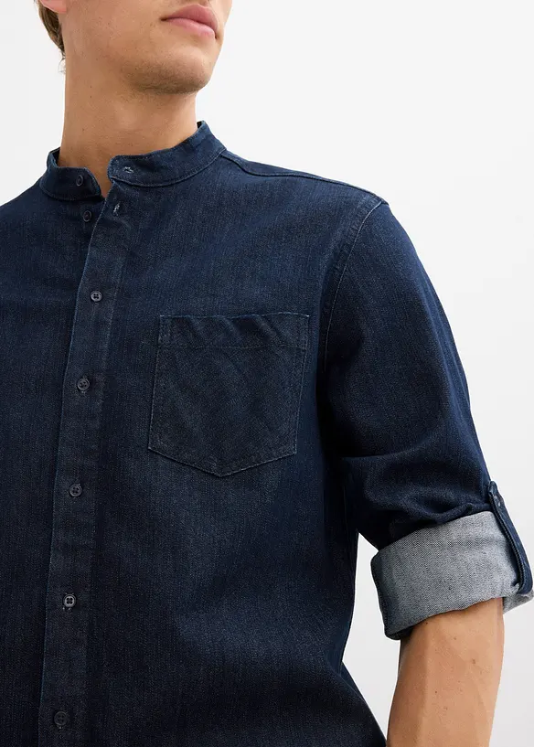Chemise en jean, slim, bonprix