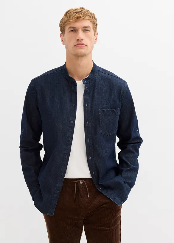 Chemise en jean, slim, bonprix