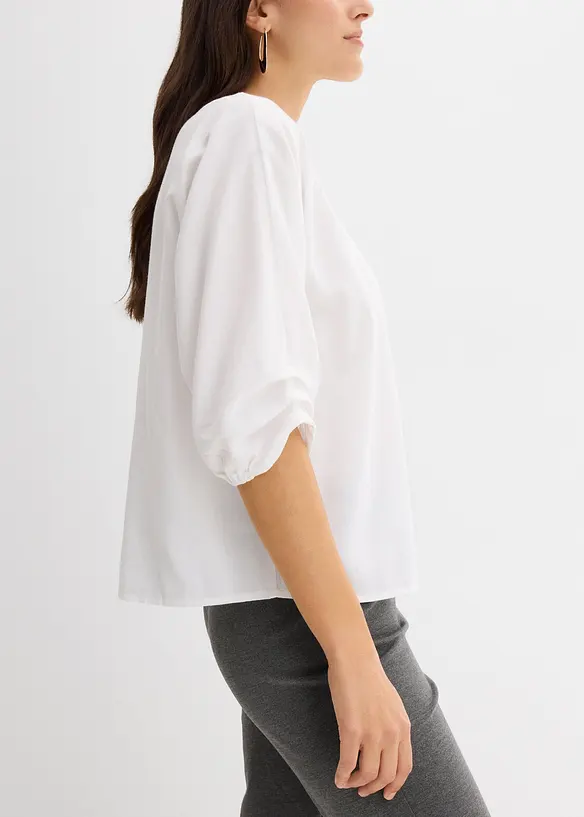Blouse ample 100% coton, bonprix