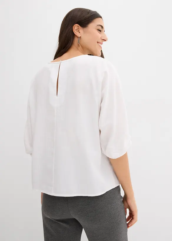 Blouse ample 100% coton, bonprix