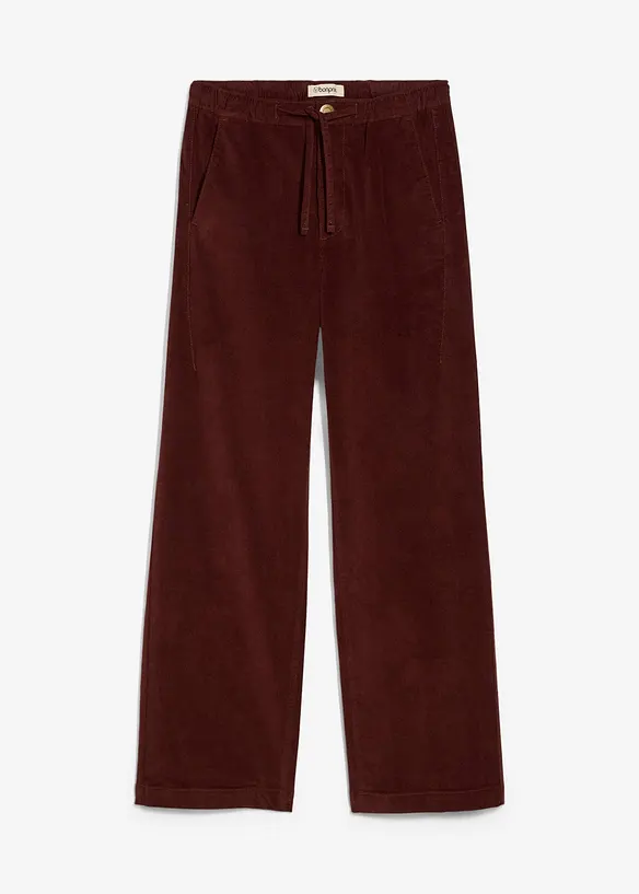 Pantalon en velours côtelé, coton extensible, bonprix