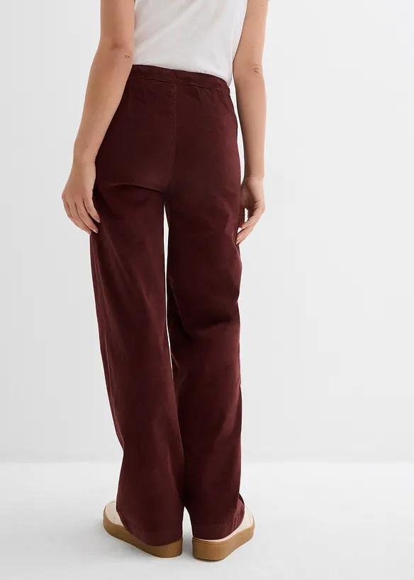 Pantalon en velours côtelé, coton extensible, bonprix