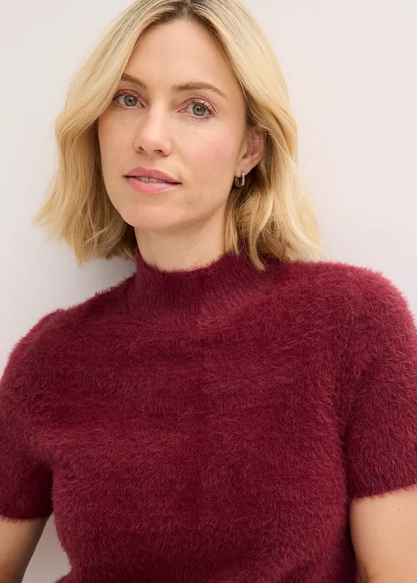 Pull en maille poilue, bonprix