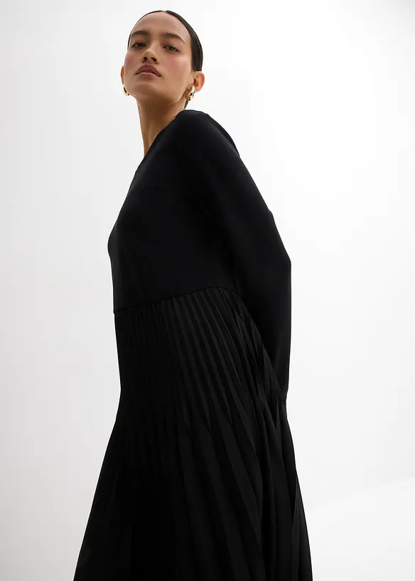 Robe midi en viscose fluide, bonprix