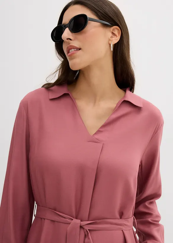 Robe midi en viscose fluide, bonprix