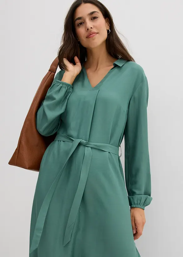 Robe midi en viscose fluide, bonprix