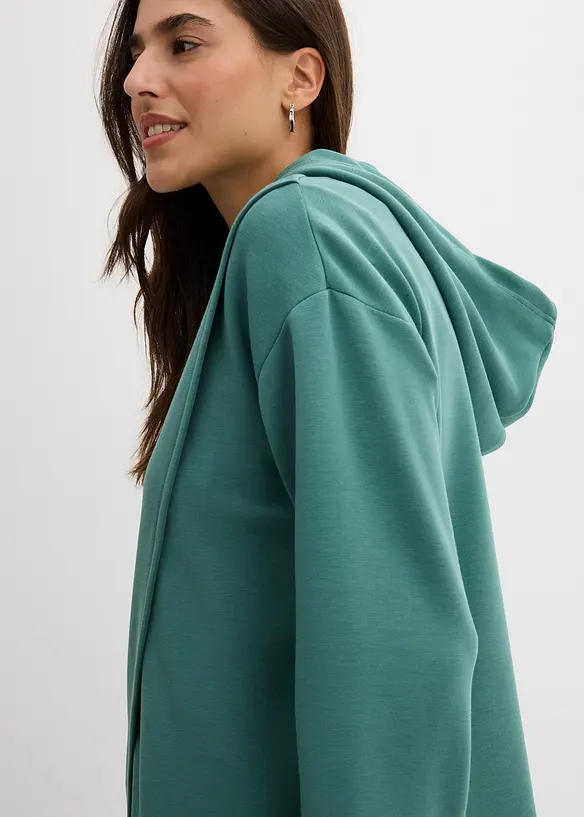 Sweat à capuche en douce viscose mélangée, bonprix