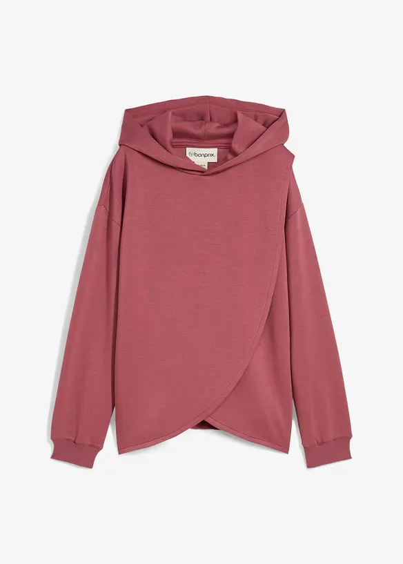 Sweat à capuche en douce viscose mélangée, bonprix