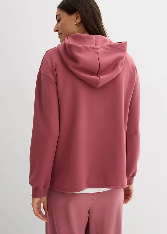 Sweat à capuche en douce viscose mélangée, bonprix