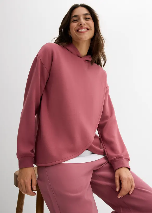 Sweat à capuche en douce viscose mélangée, bonprix