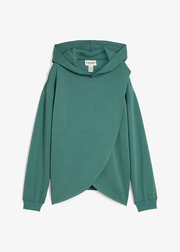 Sweat à capuche en douce viscose mélangée, bonprix