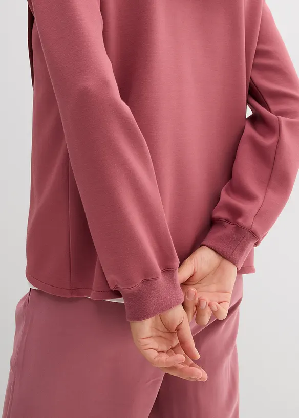 Sweat à capuche en douce viscose mélangée, bonprix