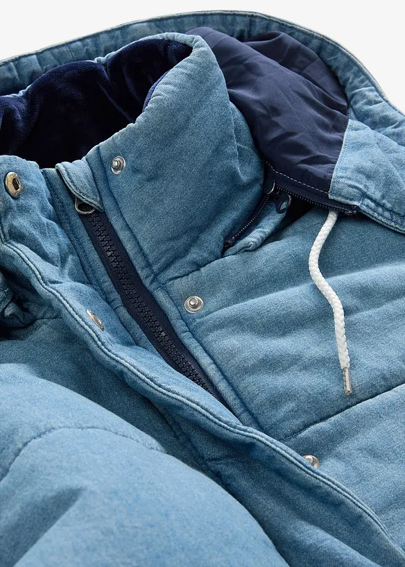Doudoune en denim, bonprix