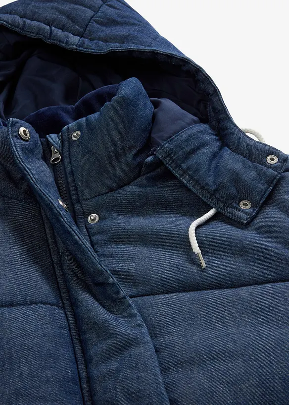 Doudoune en denim, bonprix