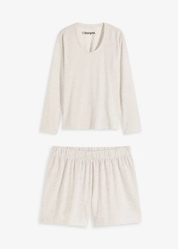 Pyjashort en mati&egrave;re l&eacute;g&egrave;re et douce, bonprix