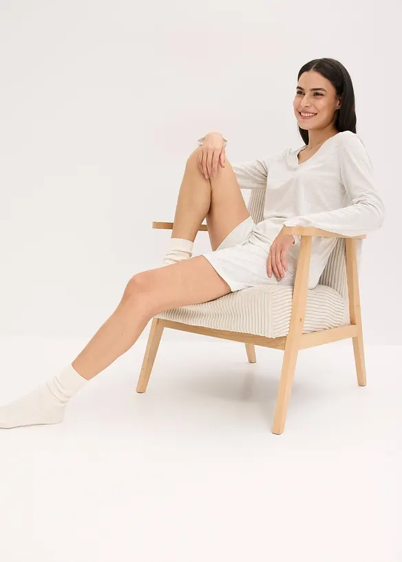 Pyjashort en mati&egrave;re l&eacute;g&egrave;re et douce, bonprix