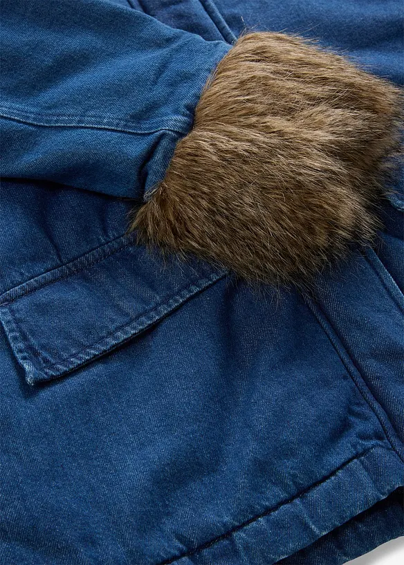 Veste en jean légèrement rembourrée, bonprix