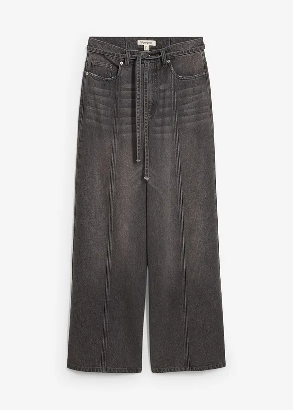 Jean large taille haute, bonprix