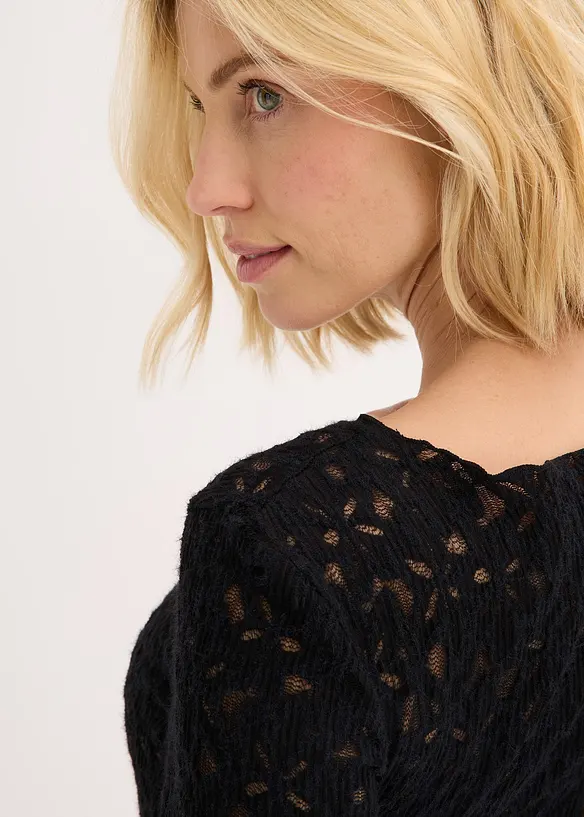 Body en dentelle douce, bonprix