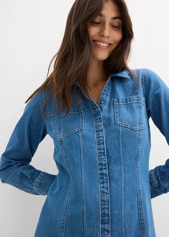 Robe en jean, bonprix
