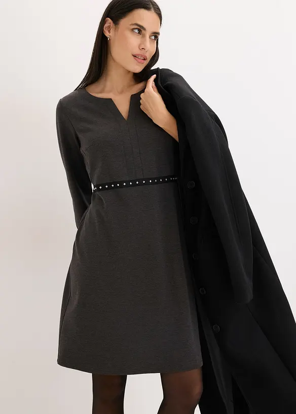 Robe fourreau en jersey milano, bonprix