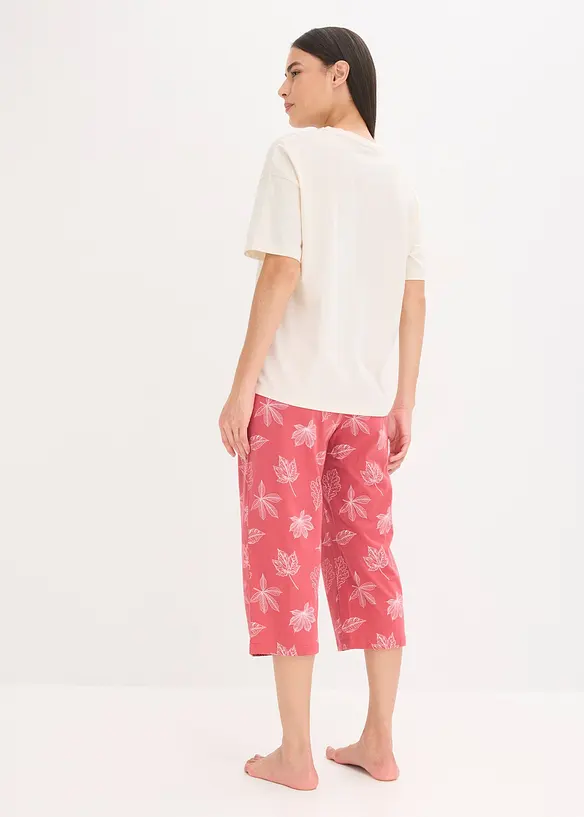 Pyjama corsaire 100% coton, bonprix