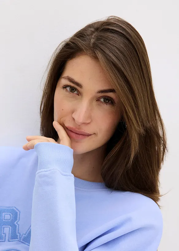 Sweat-shirt oversize 100% coton, bonprix