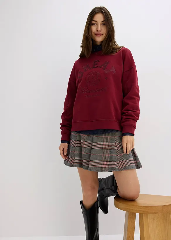 Sweat-shirt oversize 100% coton, bonprix