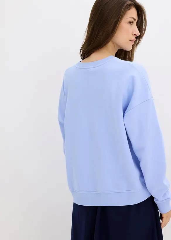 Sweat-shirt oversize 100% coton, bonprix