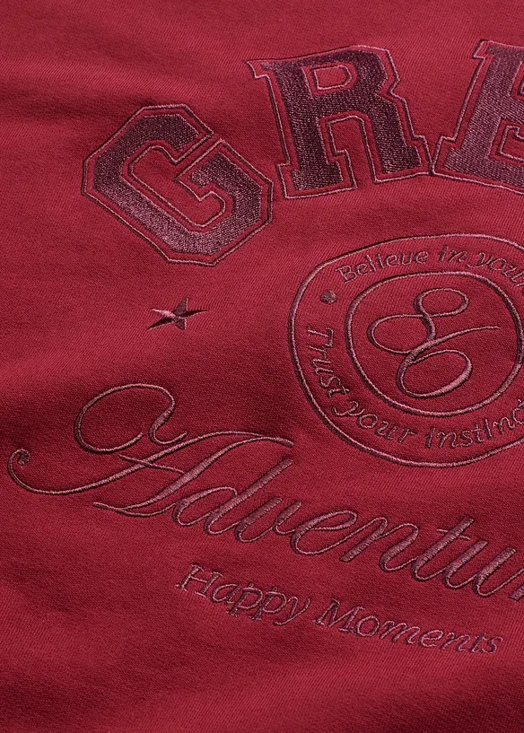 Sweat-shirt oversize 100% coton, bonprix