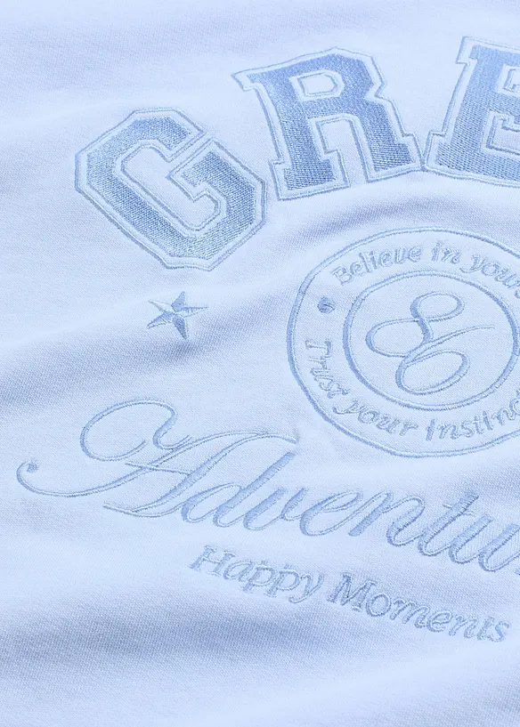 Sweat-shirt oversize 100% coton, bonprix