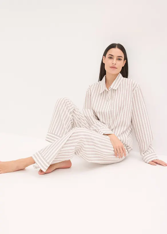 Ensemble d’intérieur en coton tissé, oversize, bonprix