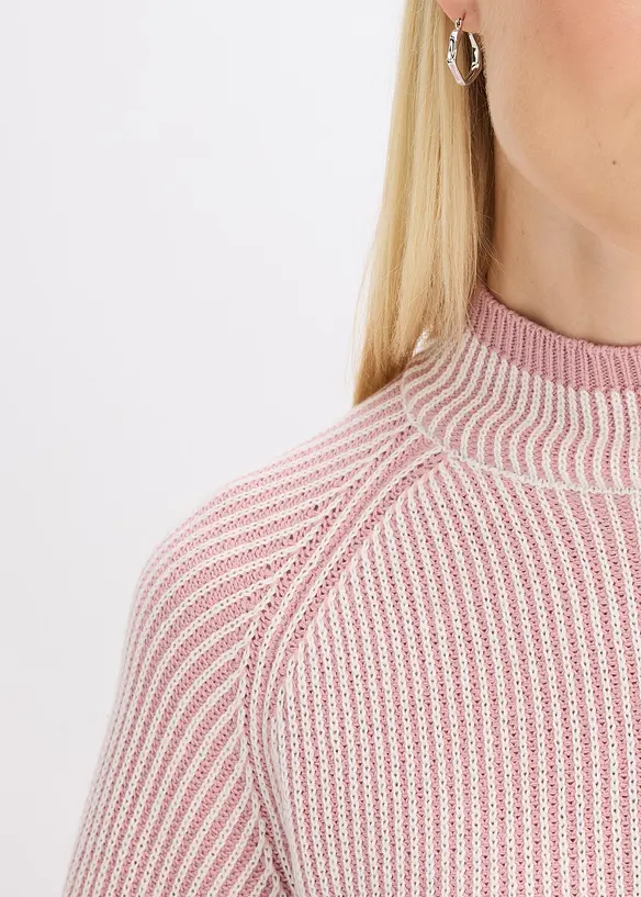 Pull oversize à col montant, bonprix