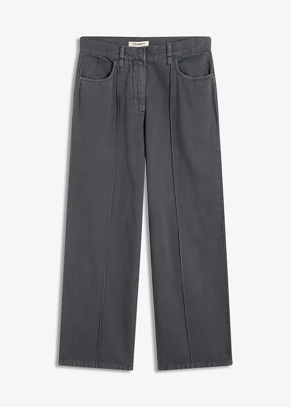 Pantalon en twill 100% coton, bonprix