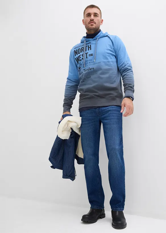 Sweat à capuche 100% coton, bonprix