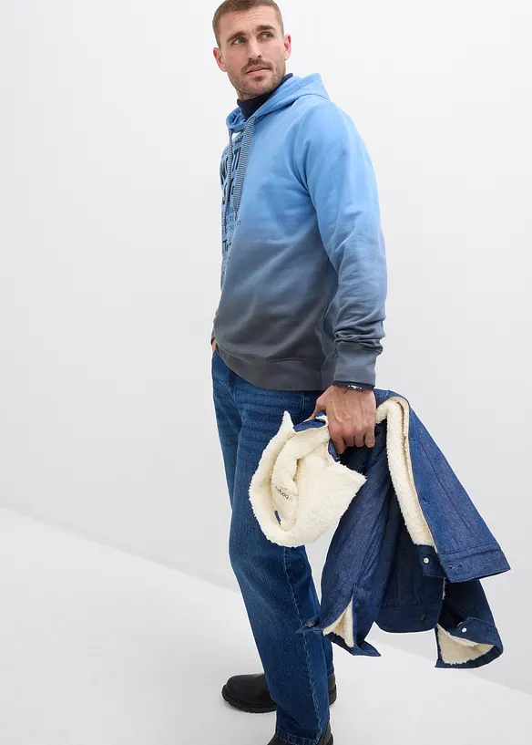 Sweat à capuche 100% coton, bonprix