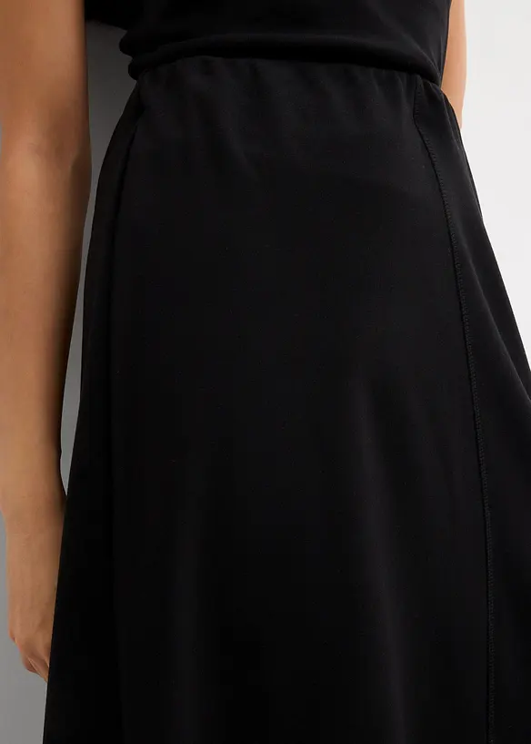 Jupe midi en Punto di Roma confortable, bonprix