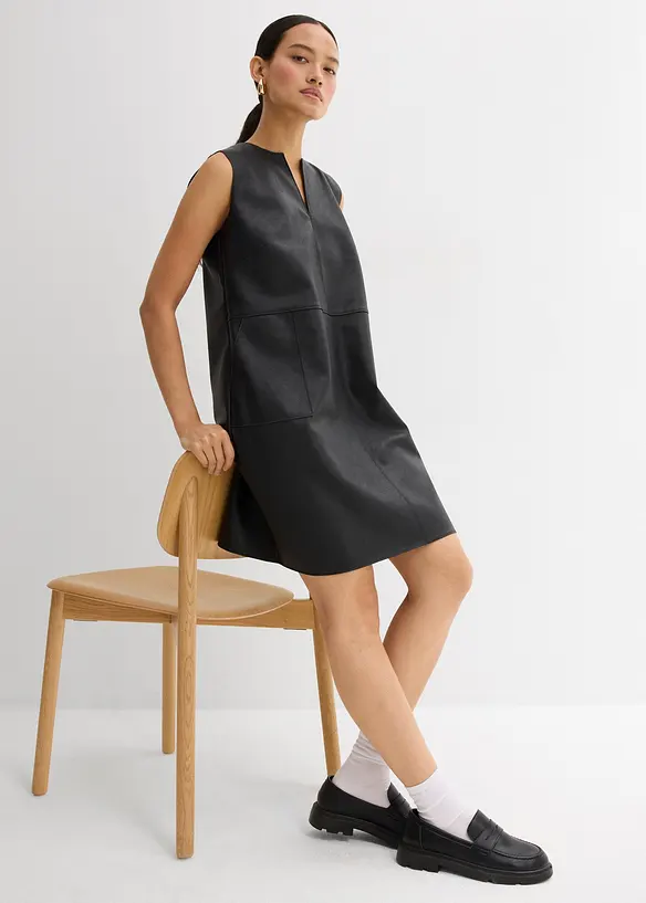 Robe enduite, bonprix