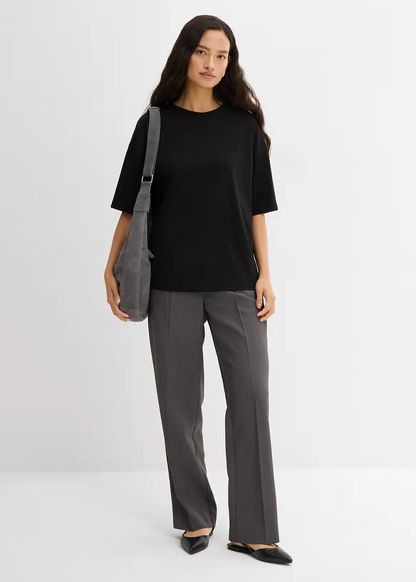 T-shirt oversize en coton mélangé, bonprix