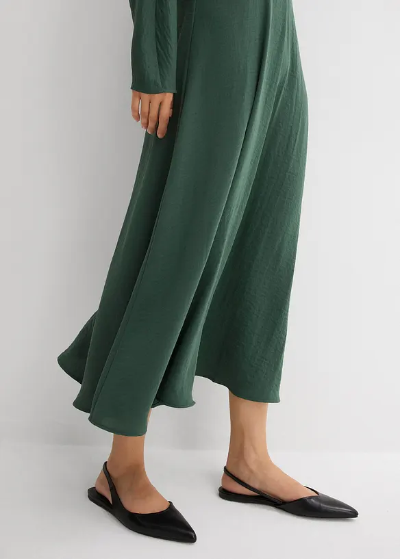 Robe midi à effet drapé, bonprix