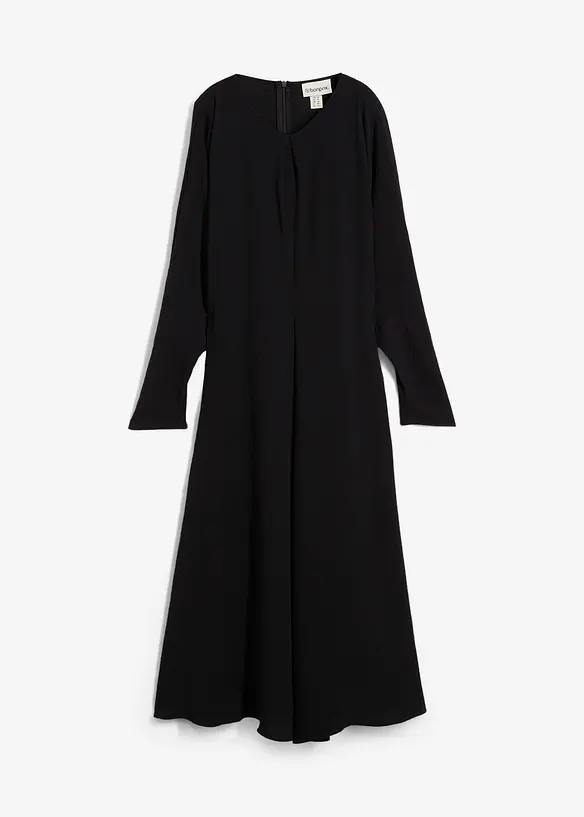Robe midi à effet drapé, bonprix