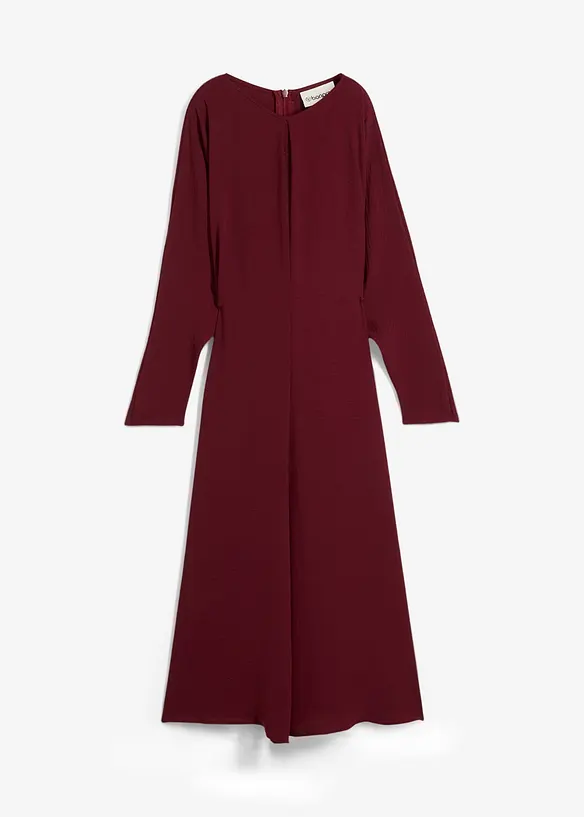 Robe midi à effet drapé, bonprix