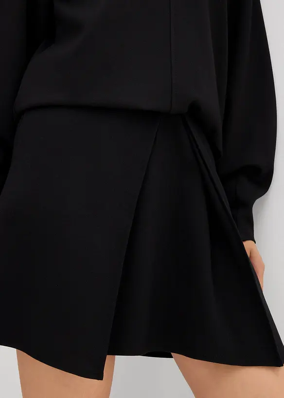 Mini-jupe en Punto di Roma confortable, bonprix