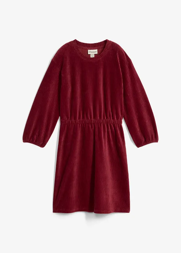 Robe en velours côtelé extensible, bonprix