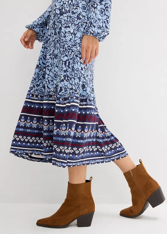 Robe longue en viscose douce et extensible, bonprix