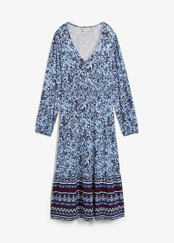 Robe longue en viscose douce et extensible, bonprix